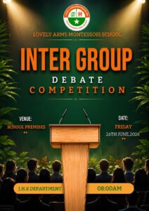 Inter-Group Debate Competition Set to Inspire Excellence at Lovely Arms Montessori School